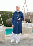 Skyline trench cardigan