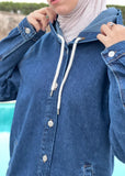 Skyline trench cardigan
