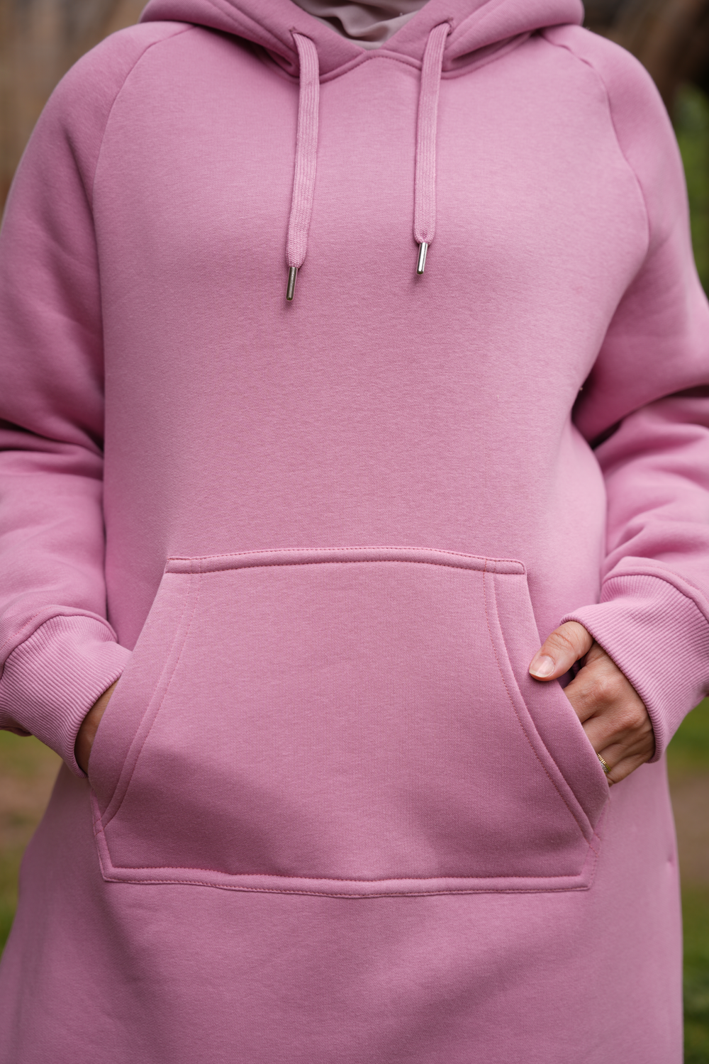 Bloom long hoodie dress