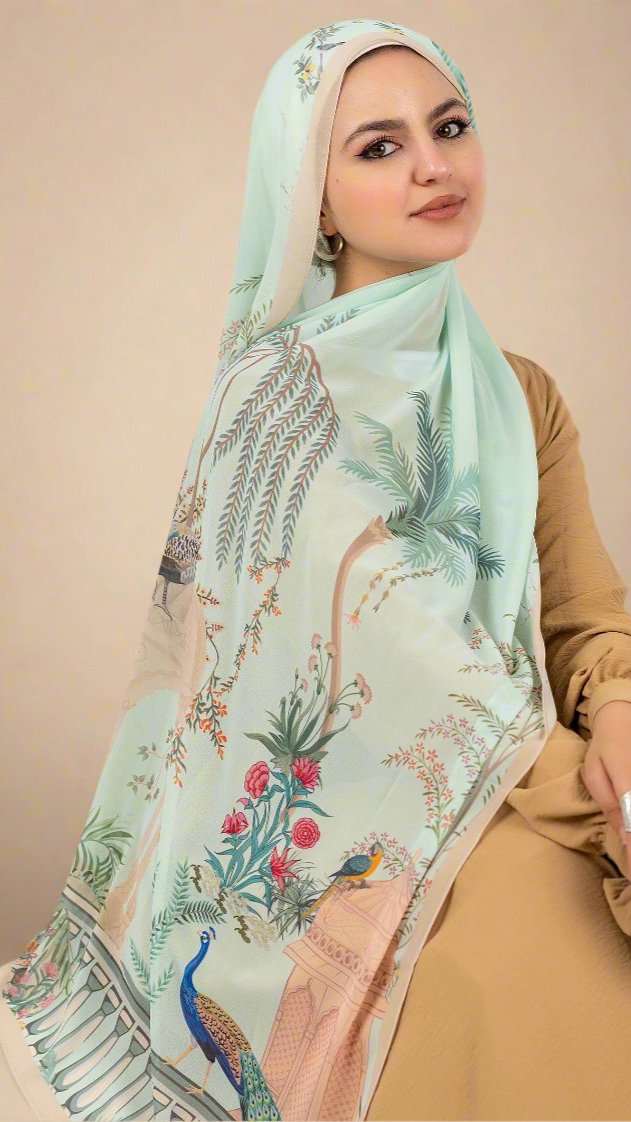 Chiffon scarf Paradise