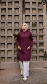 Bloom long hoodie dress