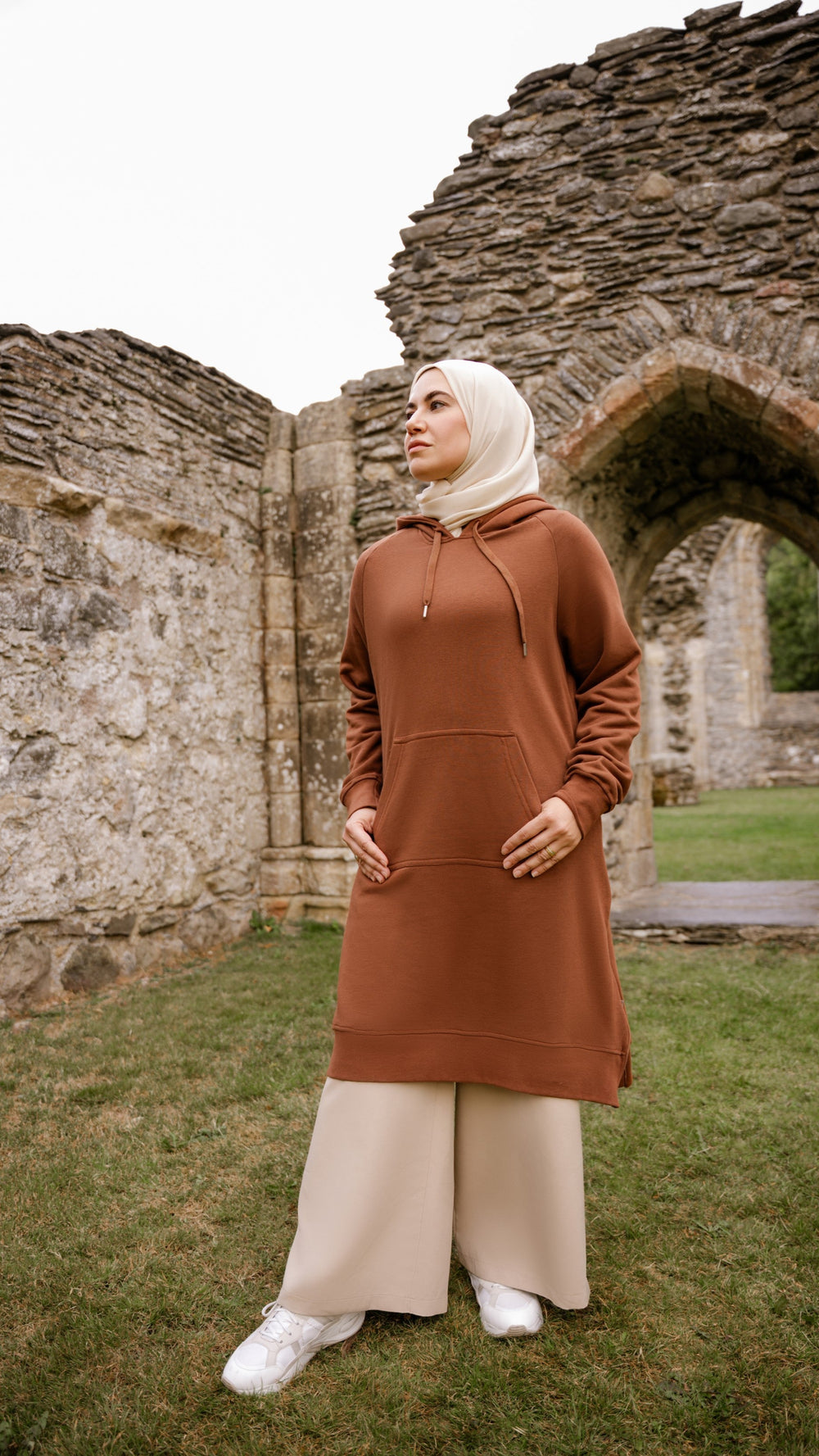 Bloom long hoodie dress