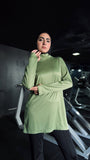 Long Sleeve Olive active Tunic 12