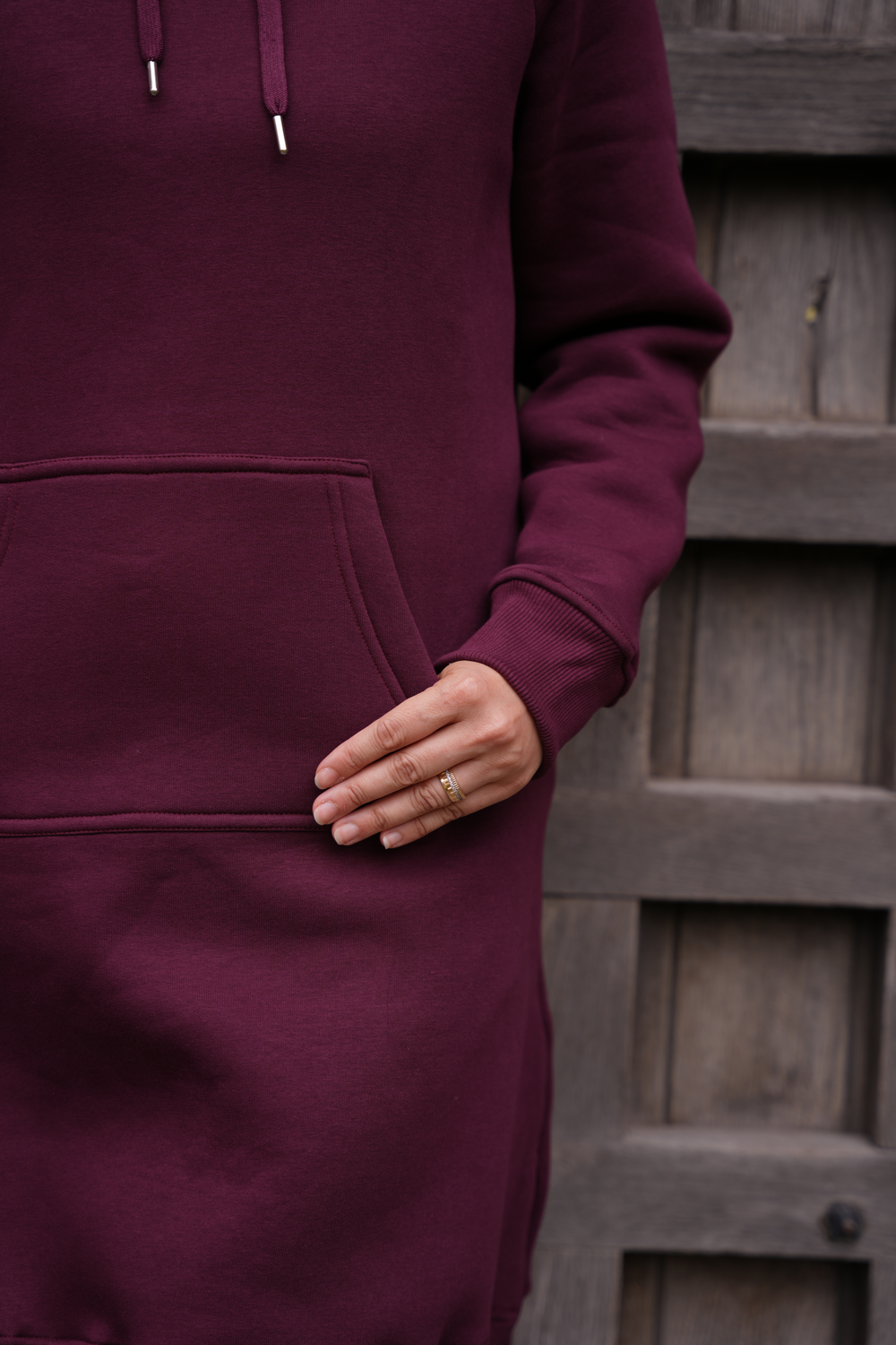 Bloom long hoodie dress