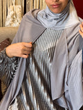 Velvet Silver Grey Prayer Dress