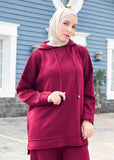 Soft horizon - warm knitted set