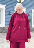 Soft horizon - warm knitted set