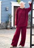 Soft horizon - warm knitted set