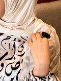 Satin Oriental Biege prayer dress2