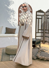 Strap line beige kaftan