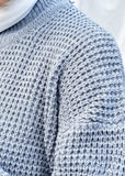 long knitted dots pull over
