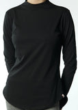 Bamboo + Premium Cotton Double Layer Short Fit Long Sleeves Basic T - Shirt - Breathe Everyday LTD