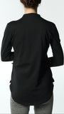 Bamboo + Premium Cotton Double Layer Short Fit Long Sleeves Basic T - Shirt - Breathe Everyday LTD