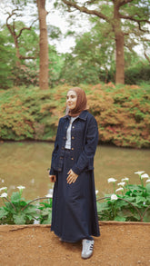 Dark Denim Modest Set