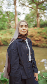 Brown Cafe Gradient Scarf