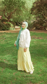 Gypsy linen blend skirt