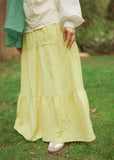 Gypsy linen blend skirt