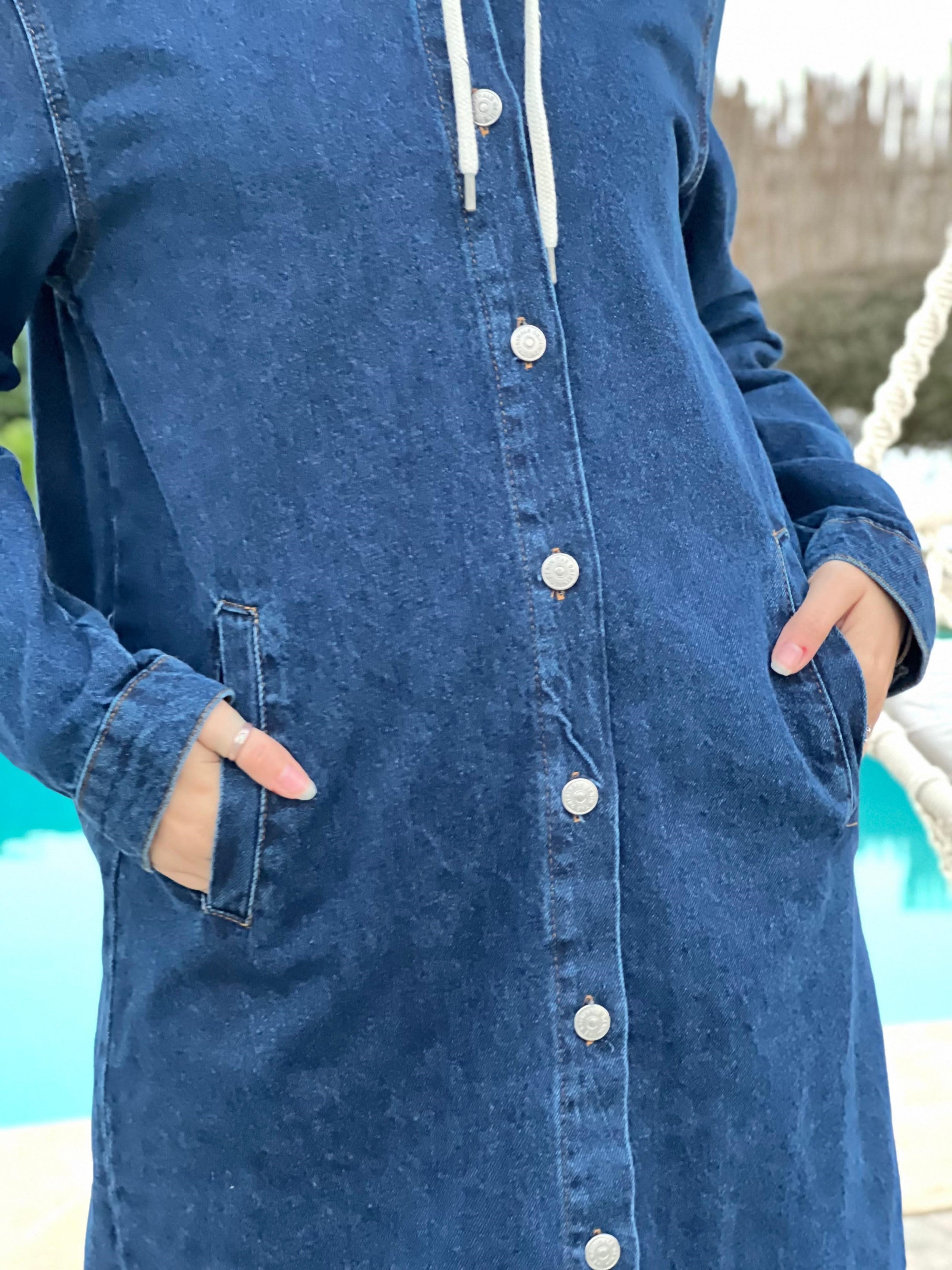 Skyline trench cardigan