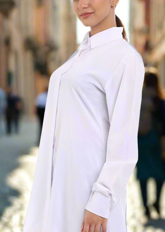Elegant and Comfortable Basic Women’s Shirt – Soft, Breathable Fabric, Versatile for Casual and Formal Occasions