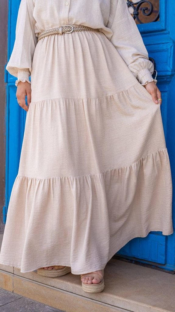 Beige Sedra Skirt