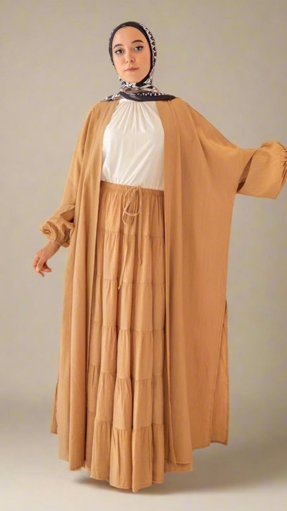 Bell Camel Kimono