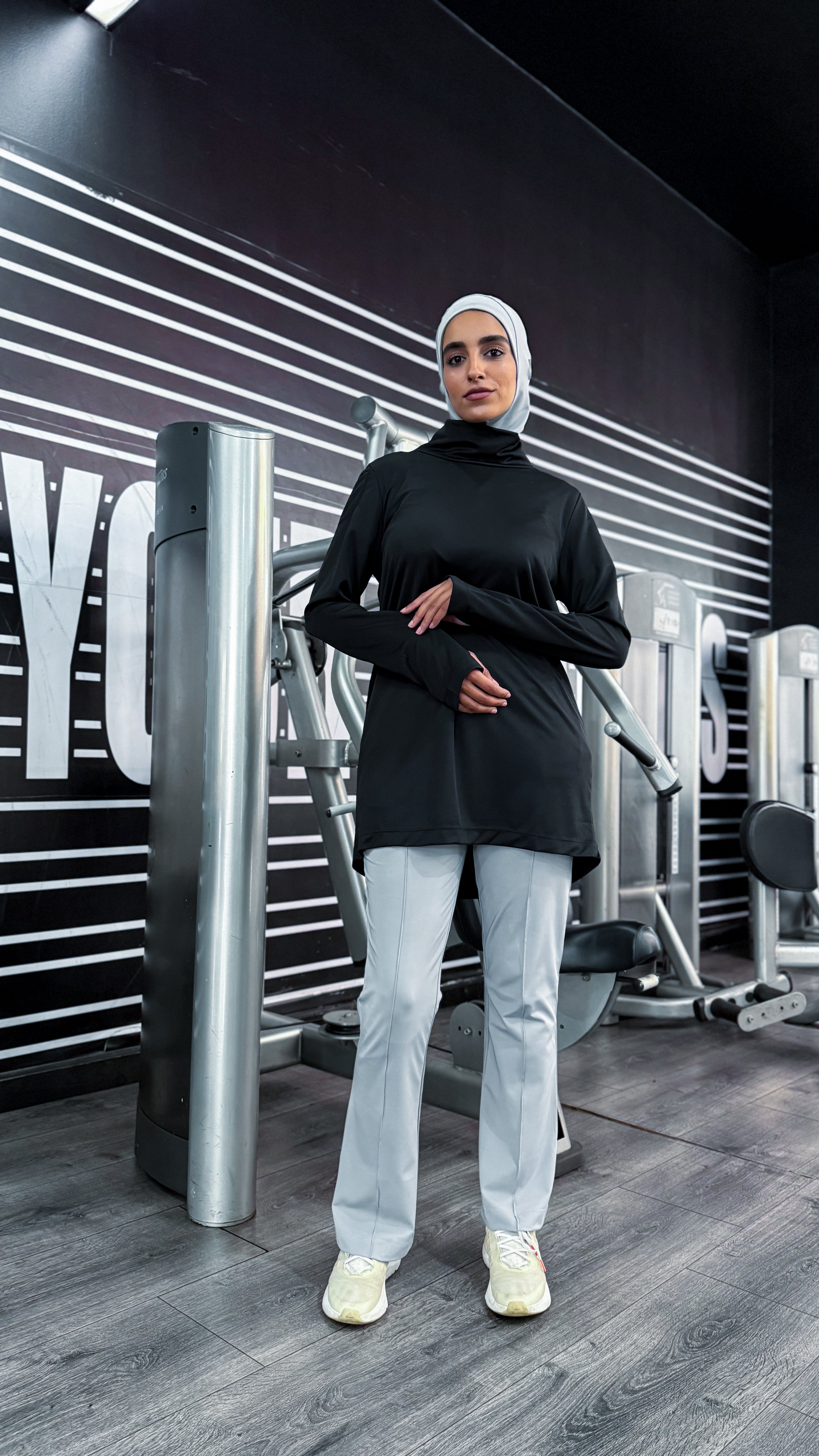 Black Modest Sports Tunic