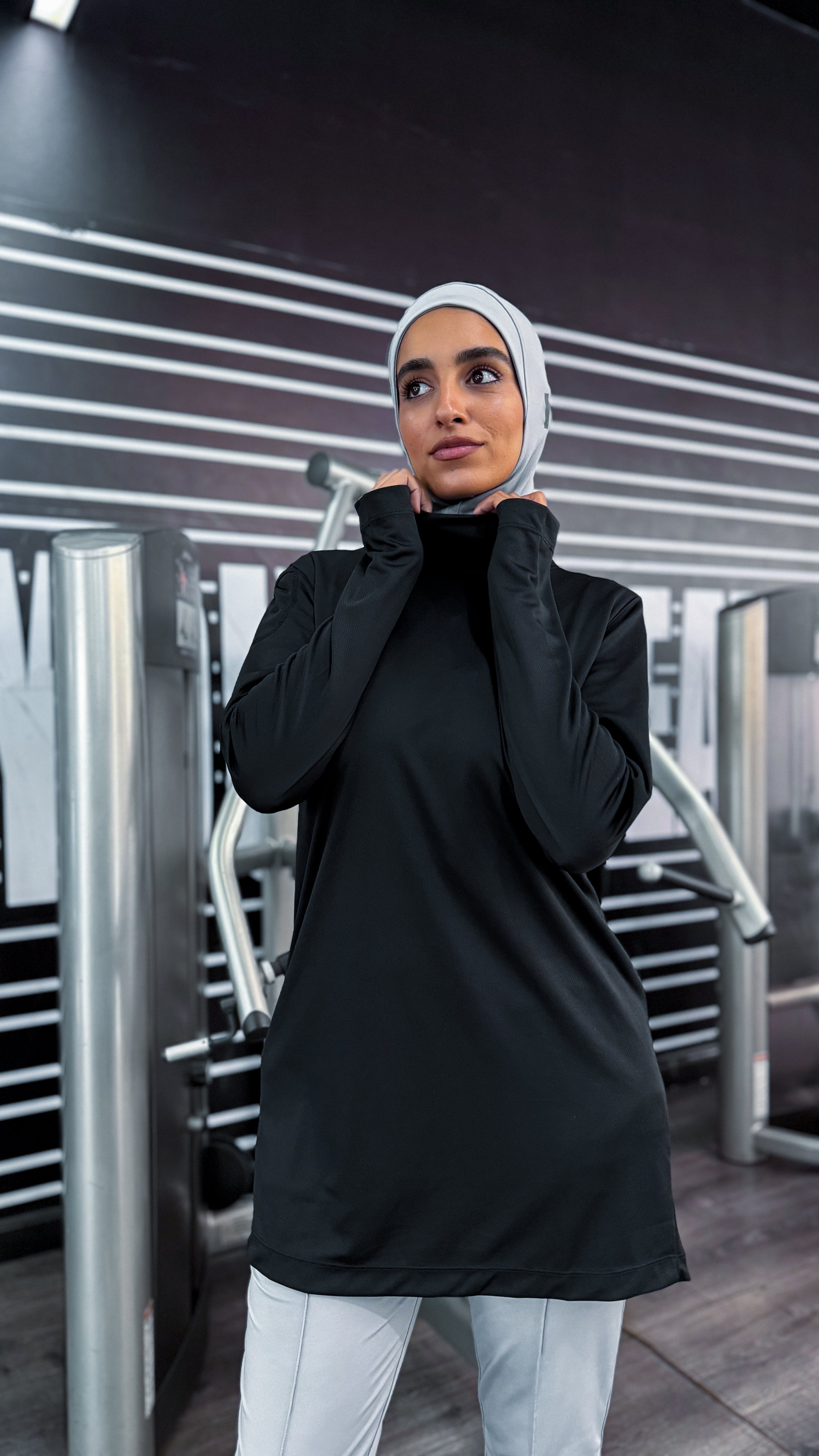 Black Modest Sports Tunic