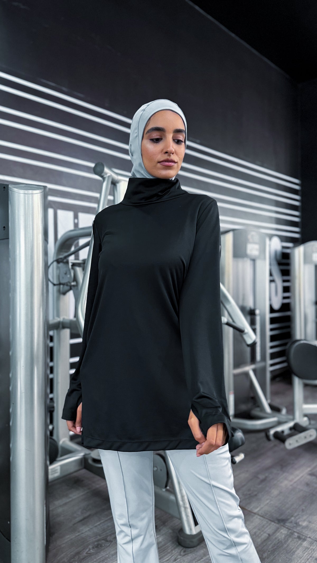 Black Modest Sports Tunic