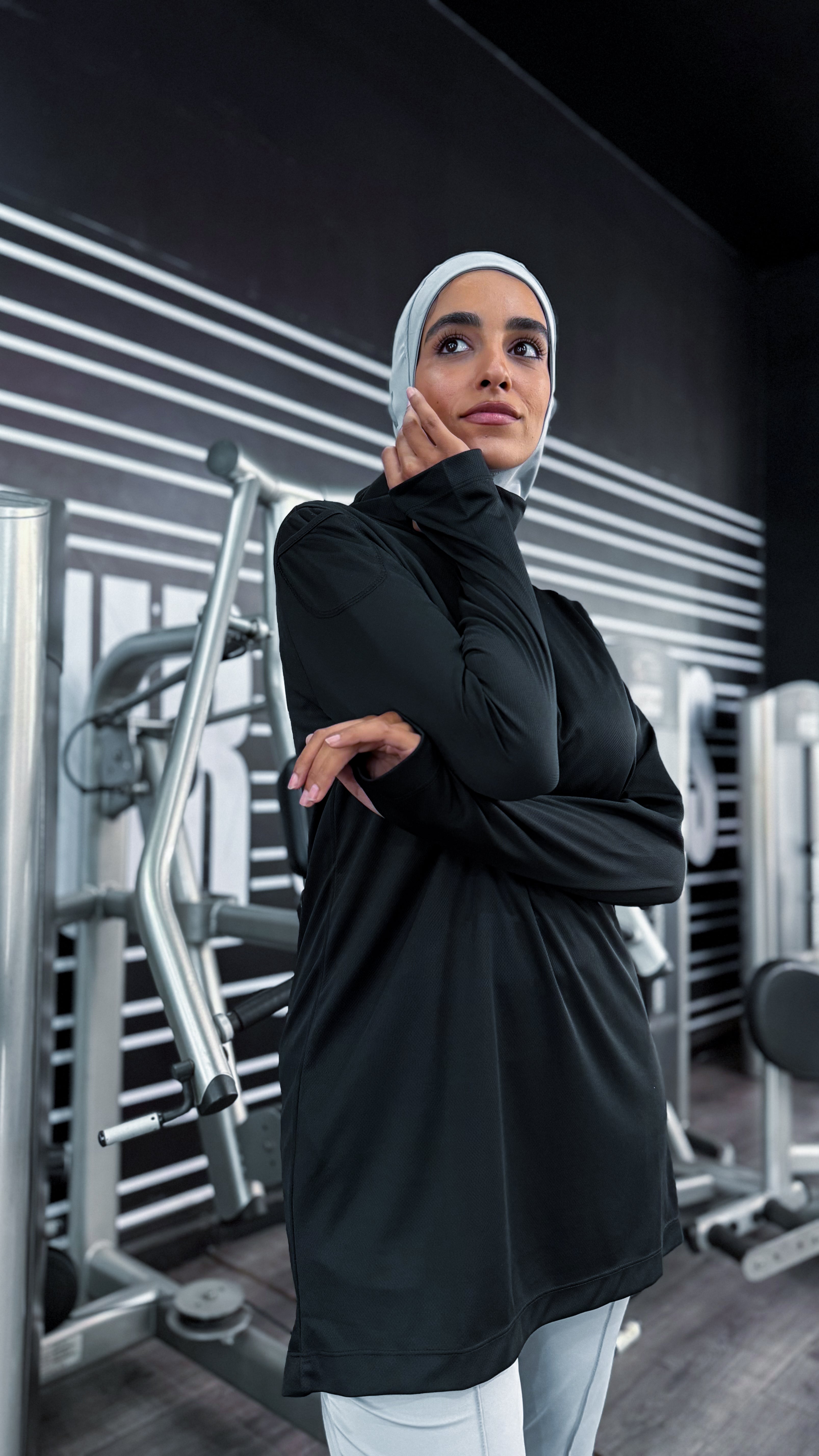 Black Modest Sports Tunic