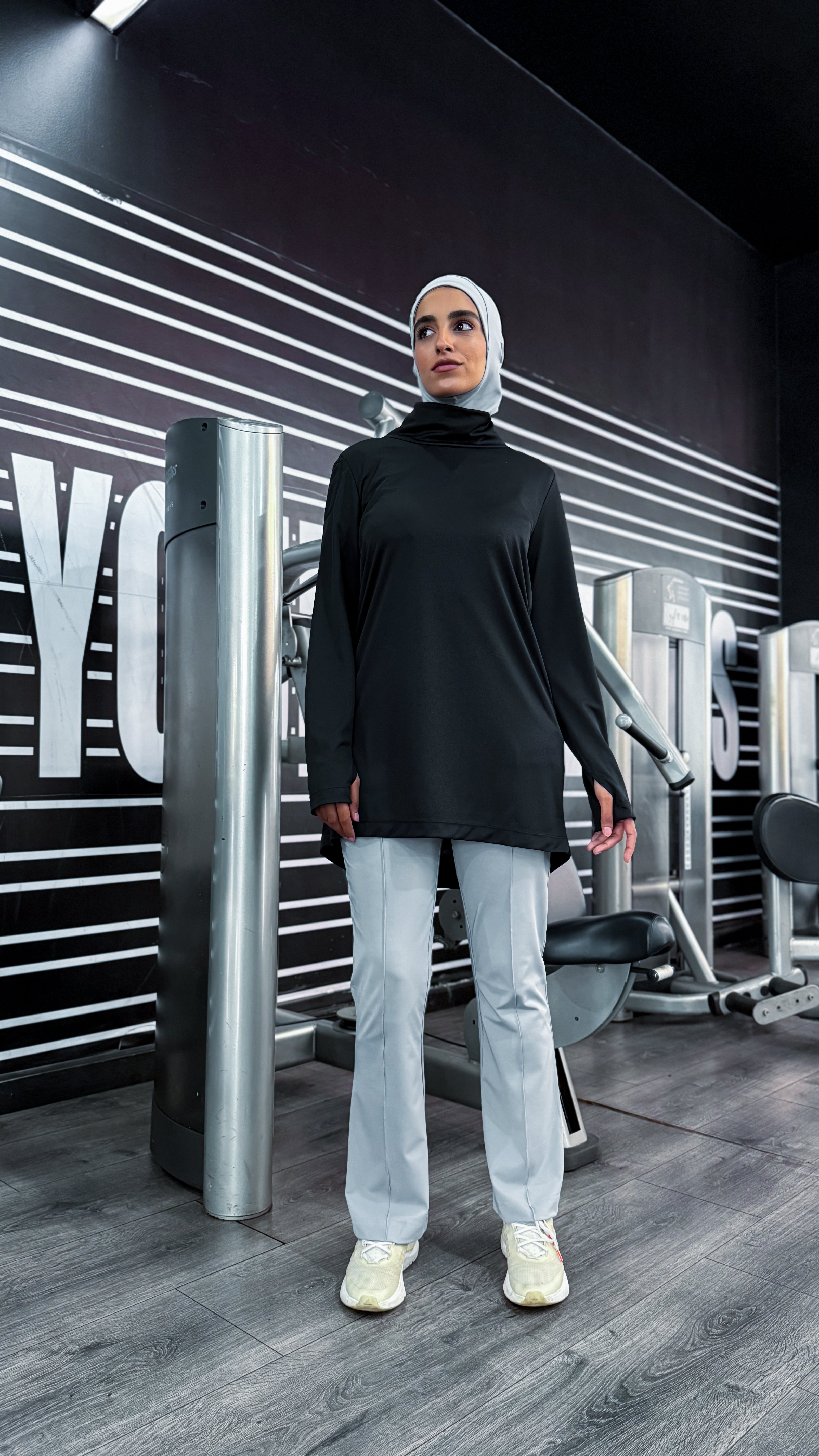 Black Modest Sports Tunic