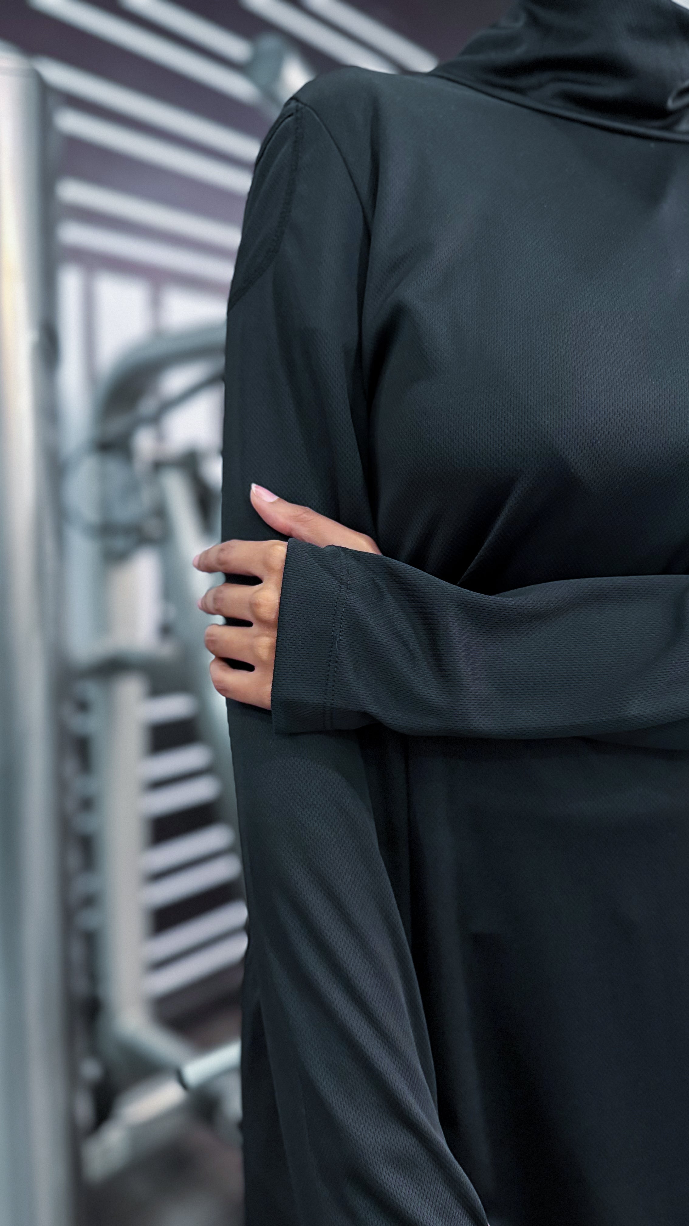 Black Modest Sports Tunic