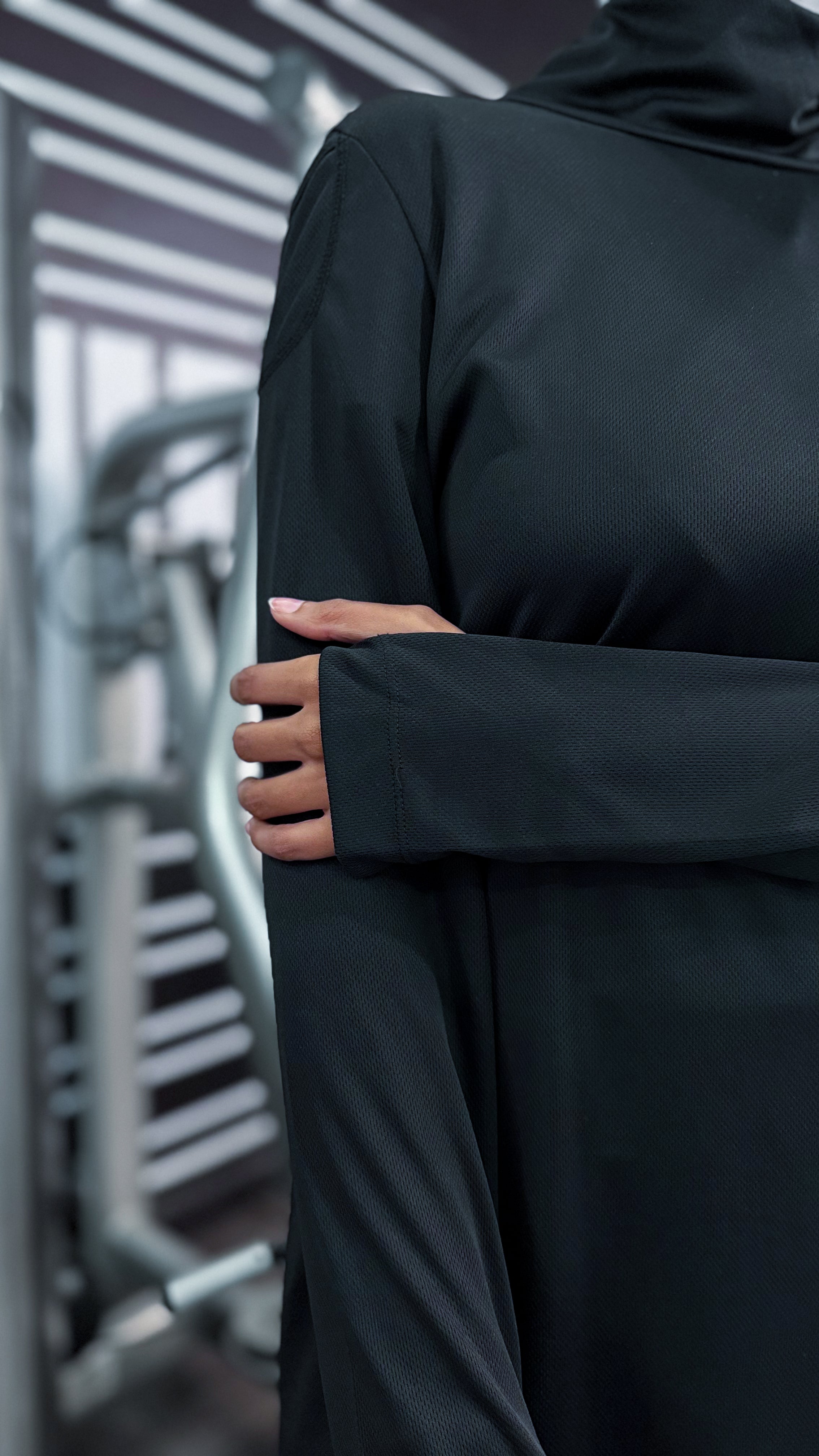 Black Modest Sports Tunic