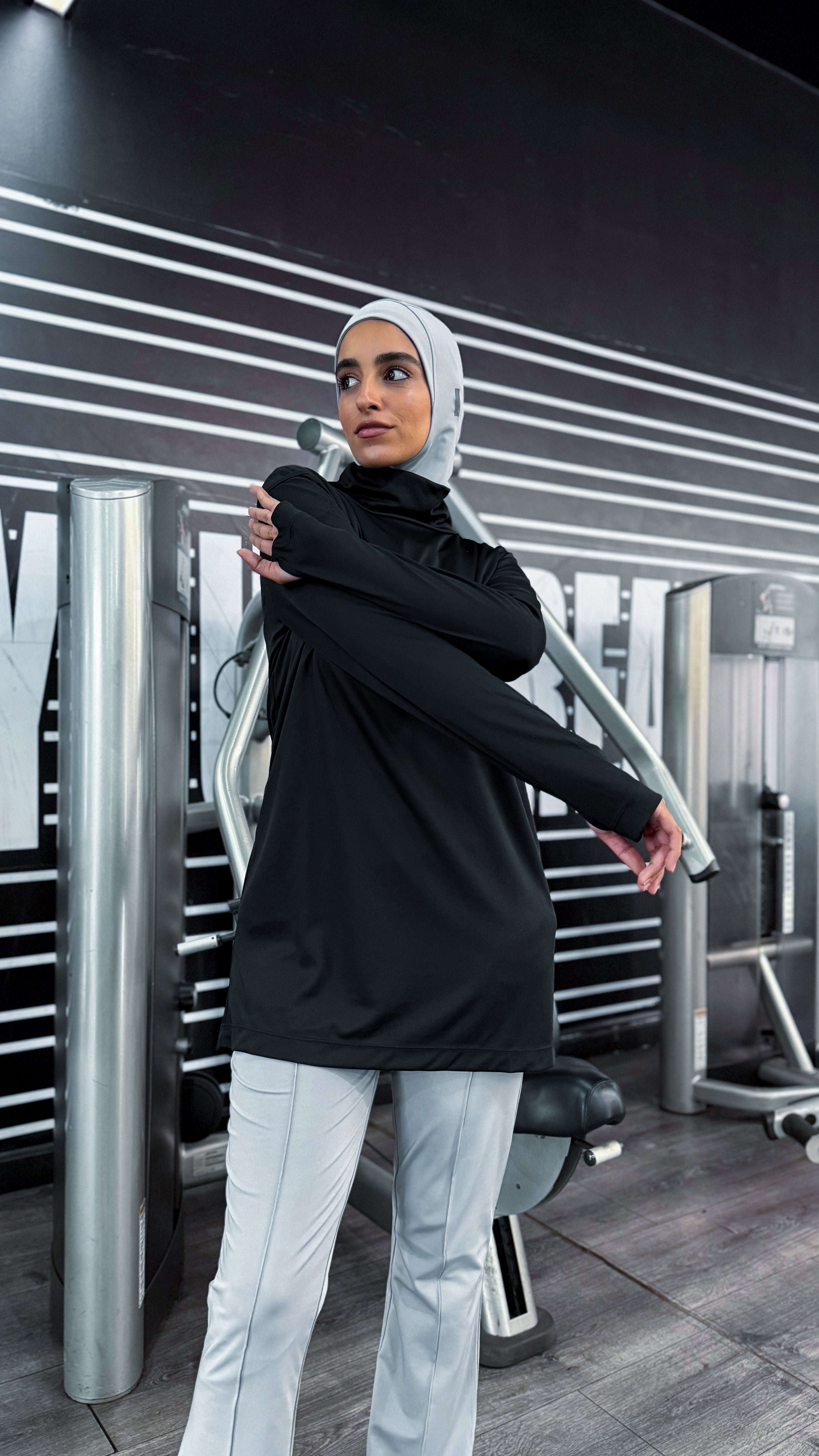 Black Modest Sports Tunic