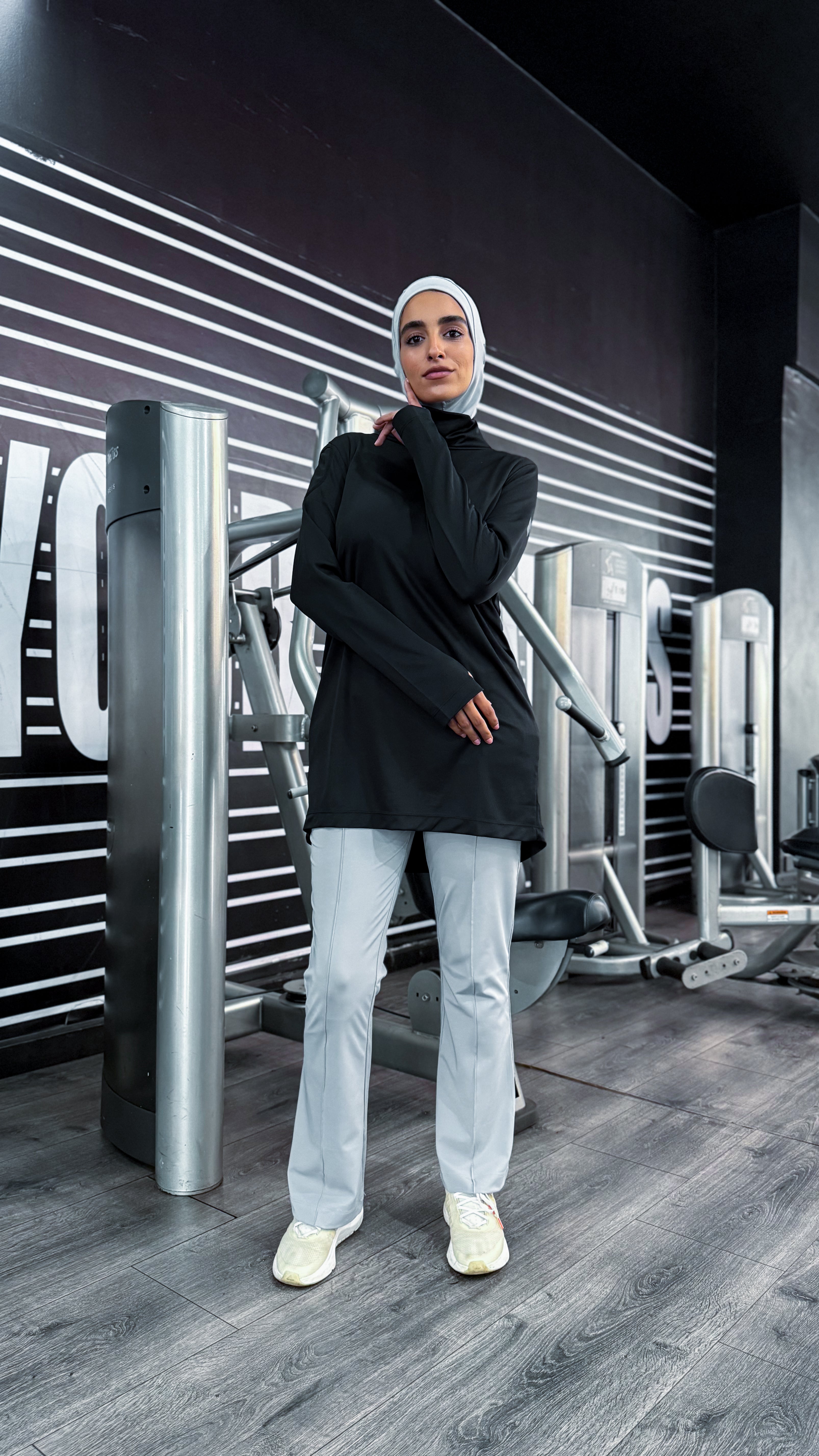Black Modest Sports Tunic