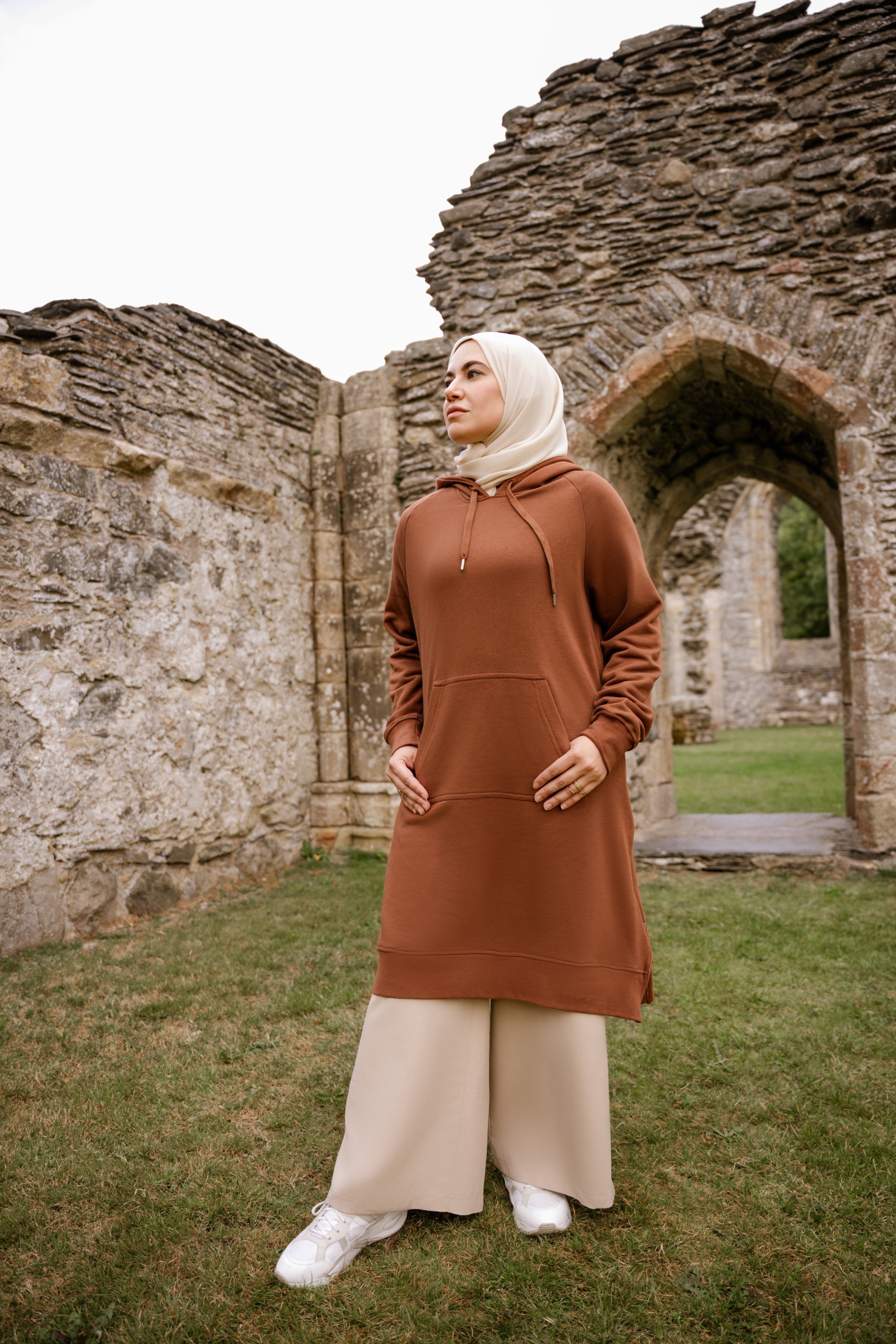 Bloom long hoodie dress