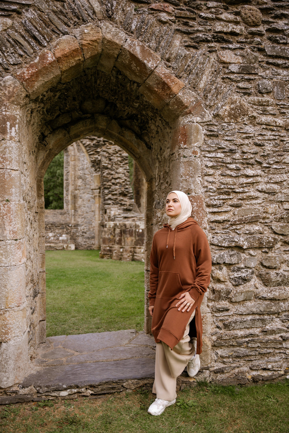 Bloom long hoodie dress