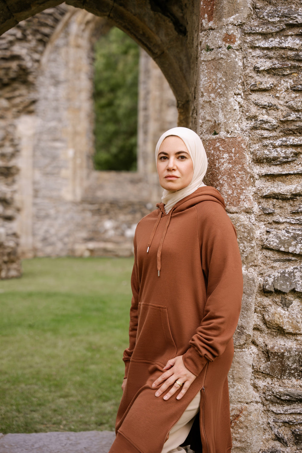 Bloom long hoodie dress