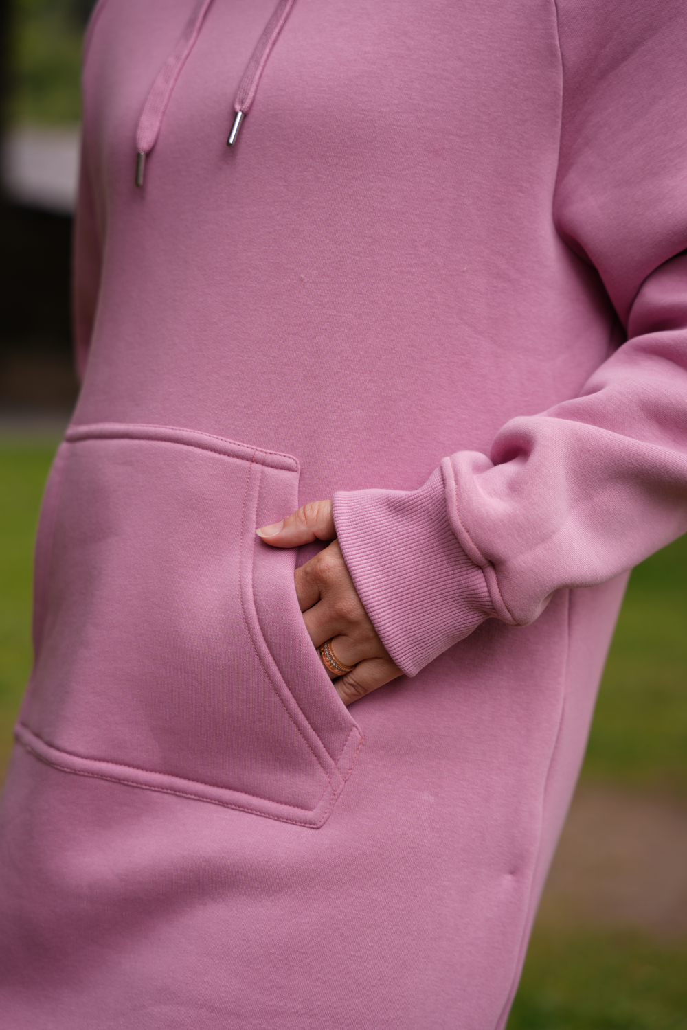 Bloom long hoodie dress