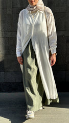 Cloche linen skirt