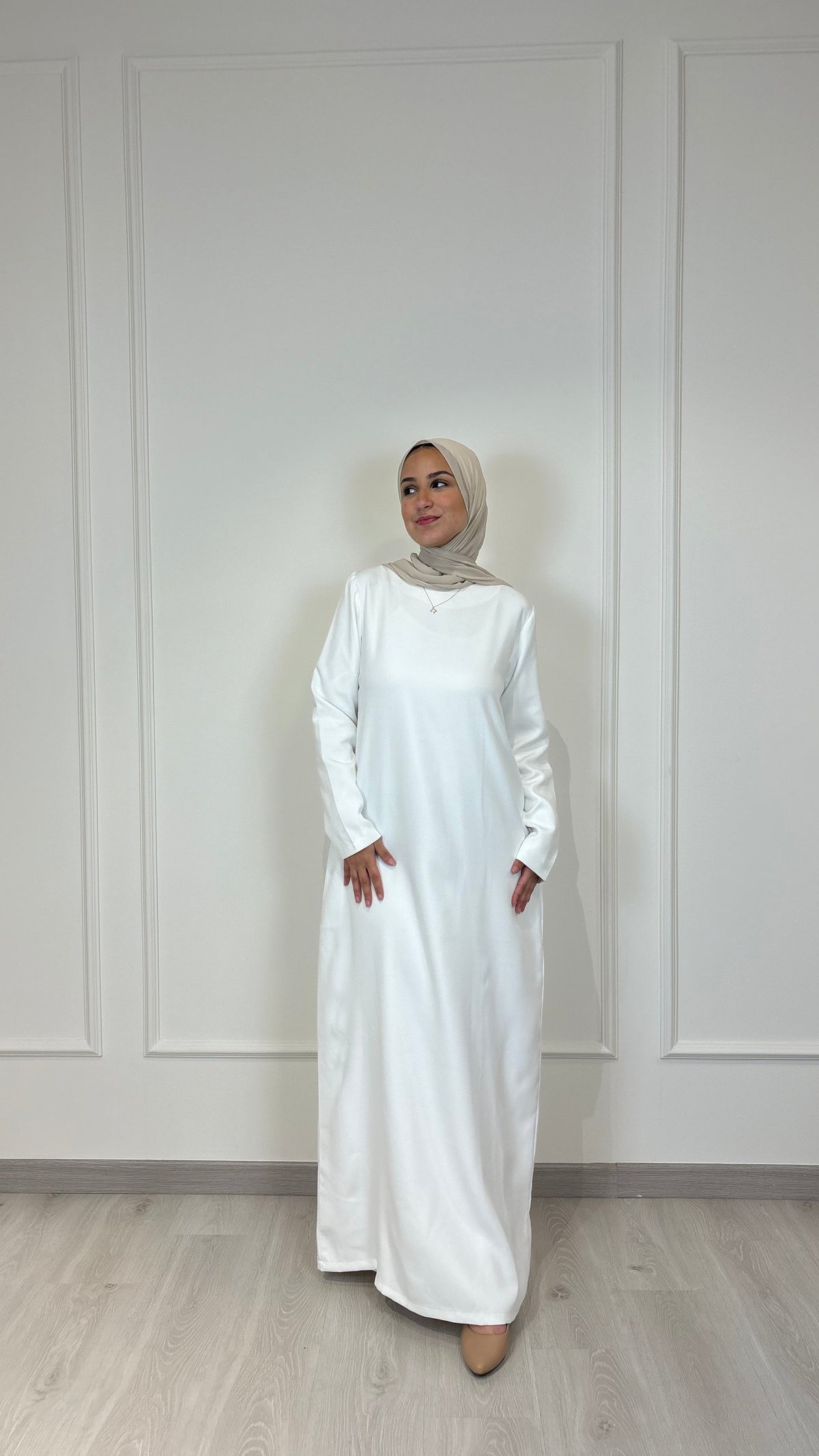 Crepe Rosaline Basic Dress