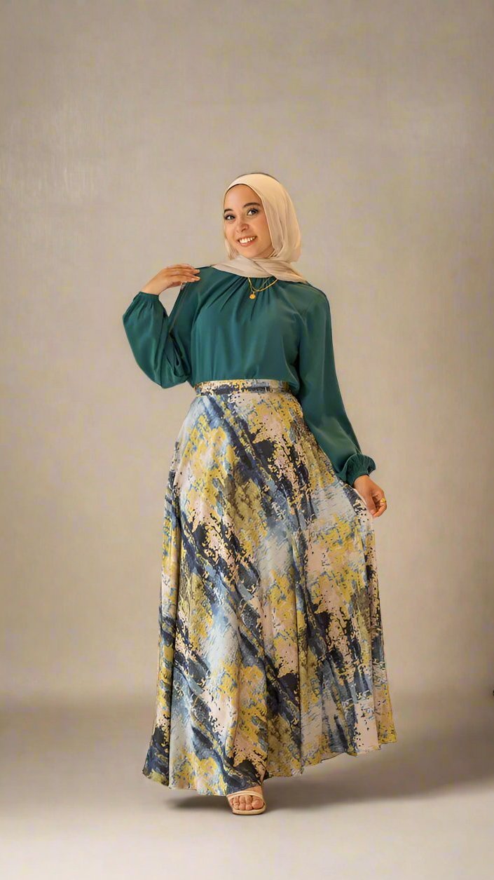 Fayrouz Satin Skirt