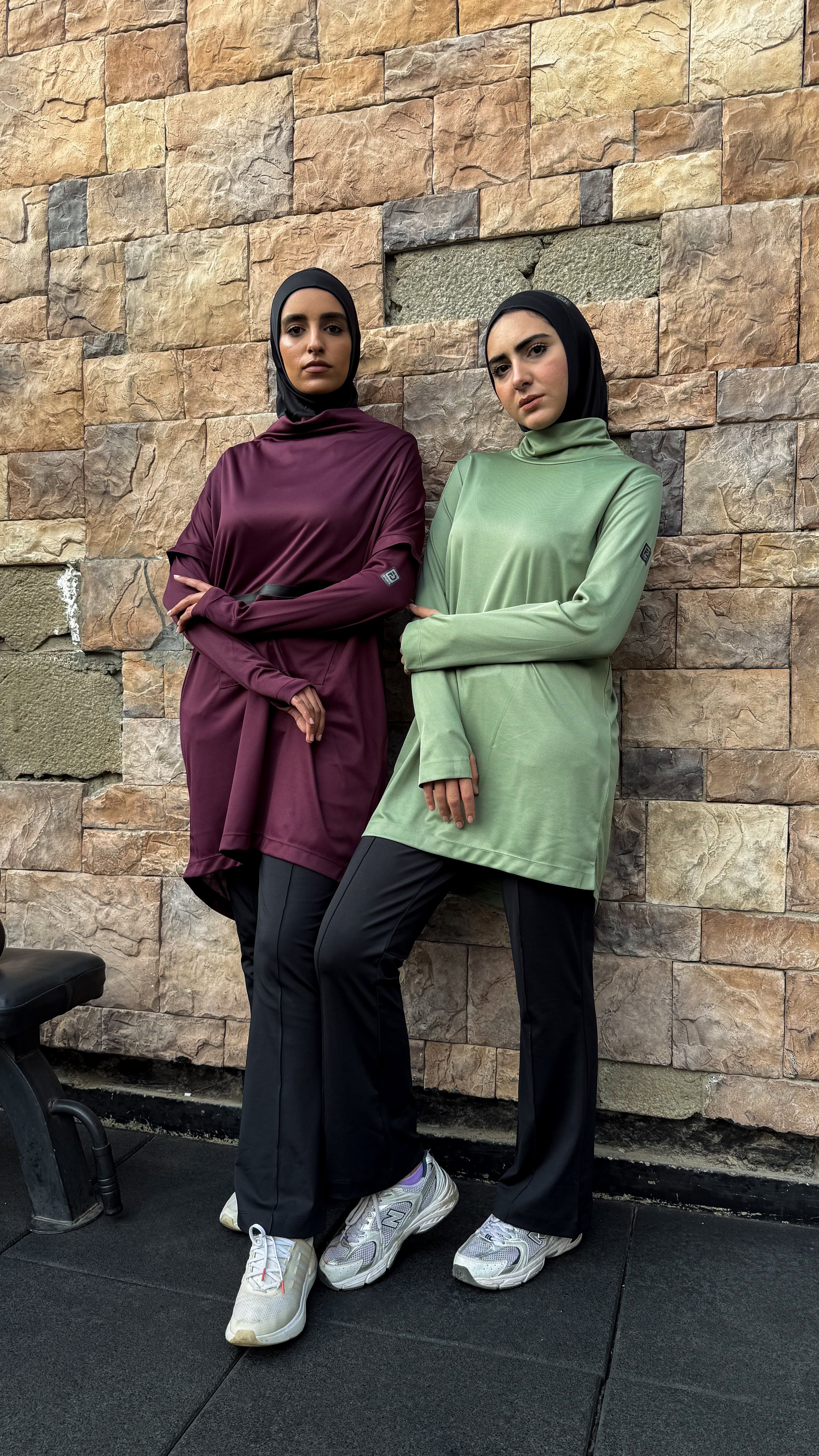 Plum Active Wear Top With Hood&Pocket17