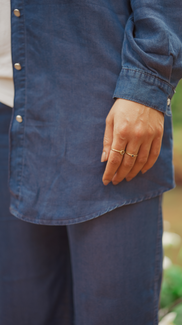 Indigo Charm set
