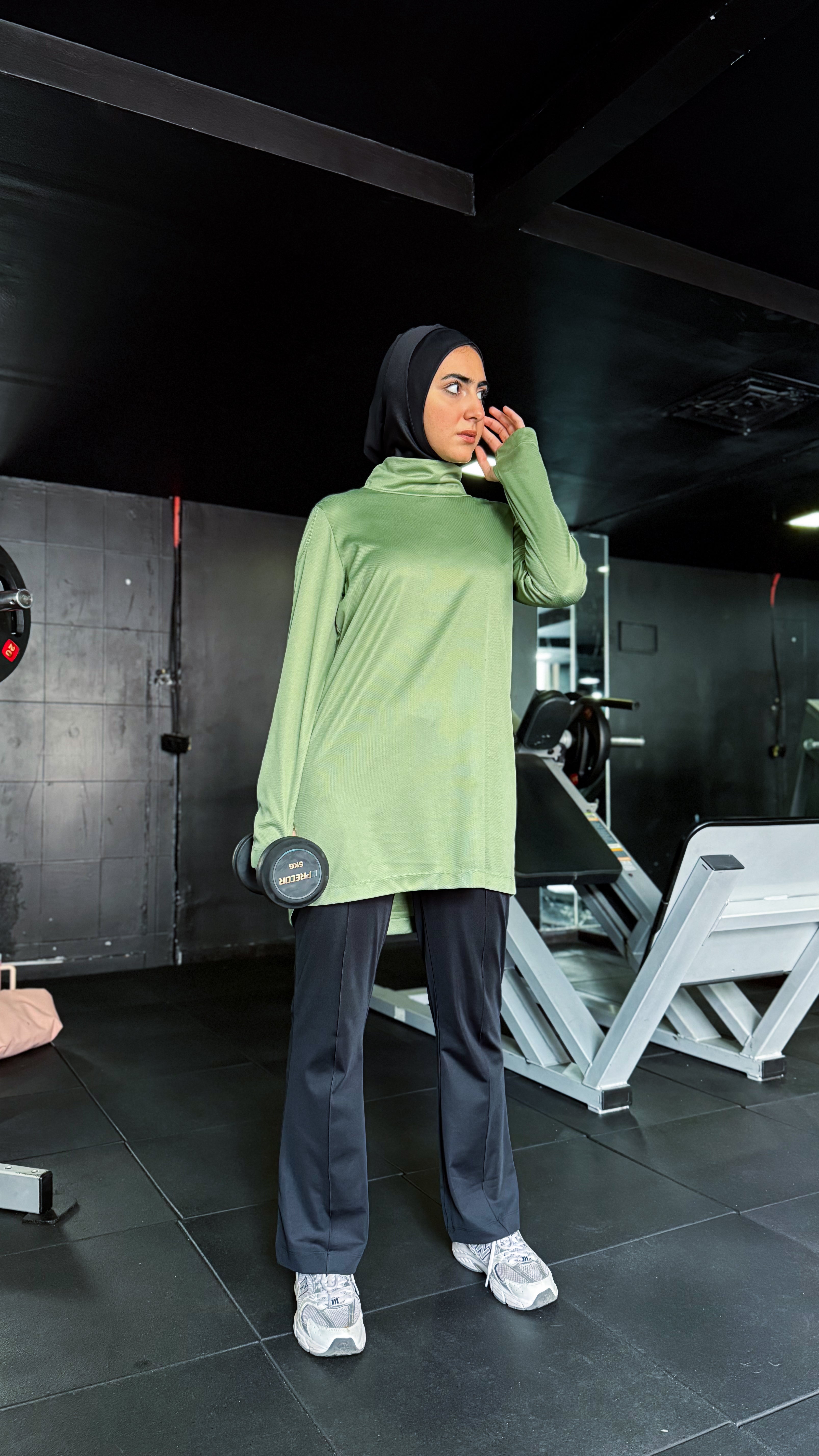 Long Sleeve Olive active Tunic 6