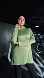 Long Sleeve Olive active Tunic 12
