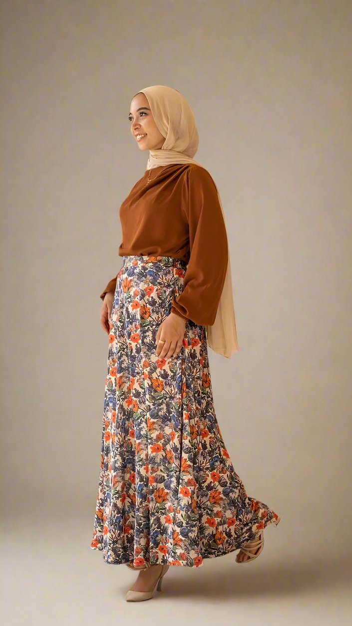 Maria Satin Skirt