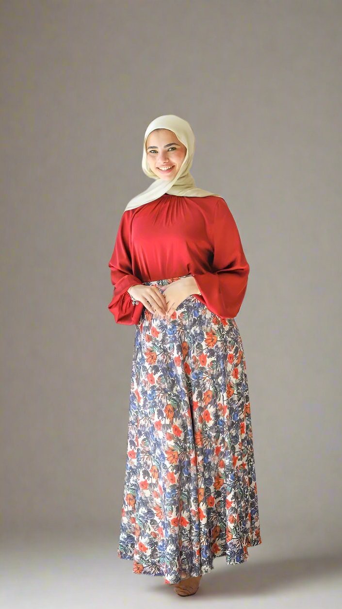 Maria Satin Skirt