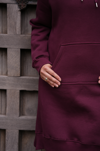 Bloom long hoodie dress