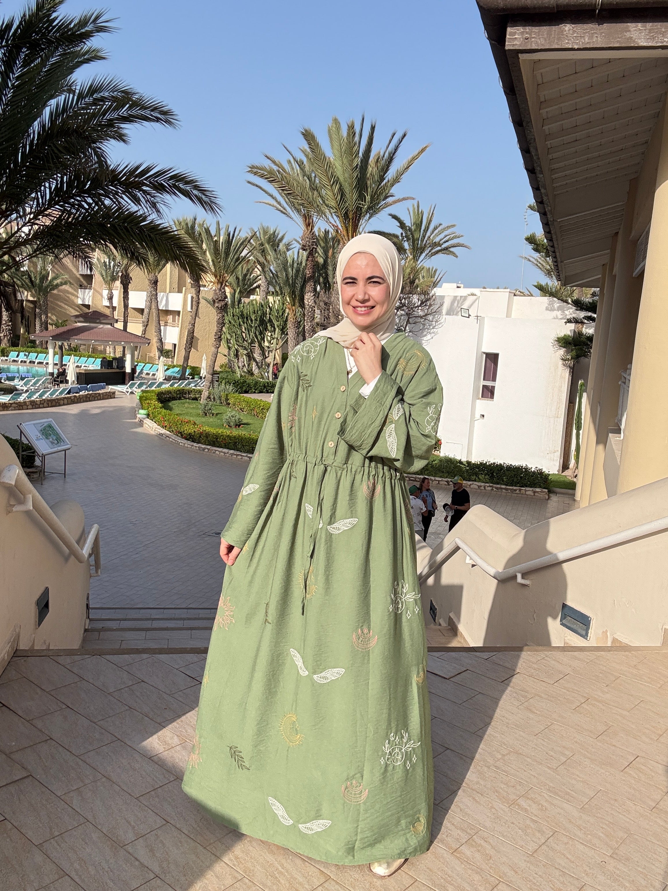 Maxi Embroidered Dress