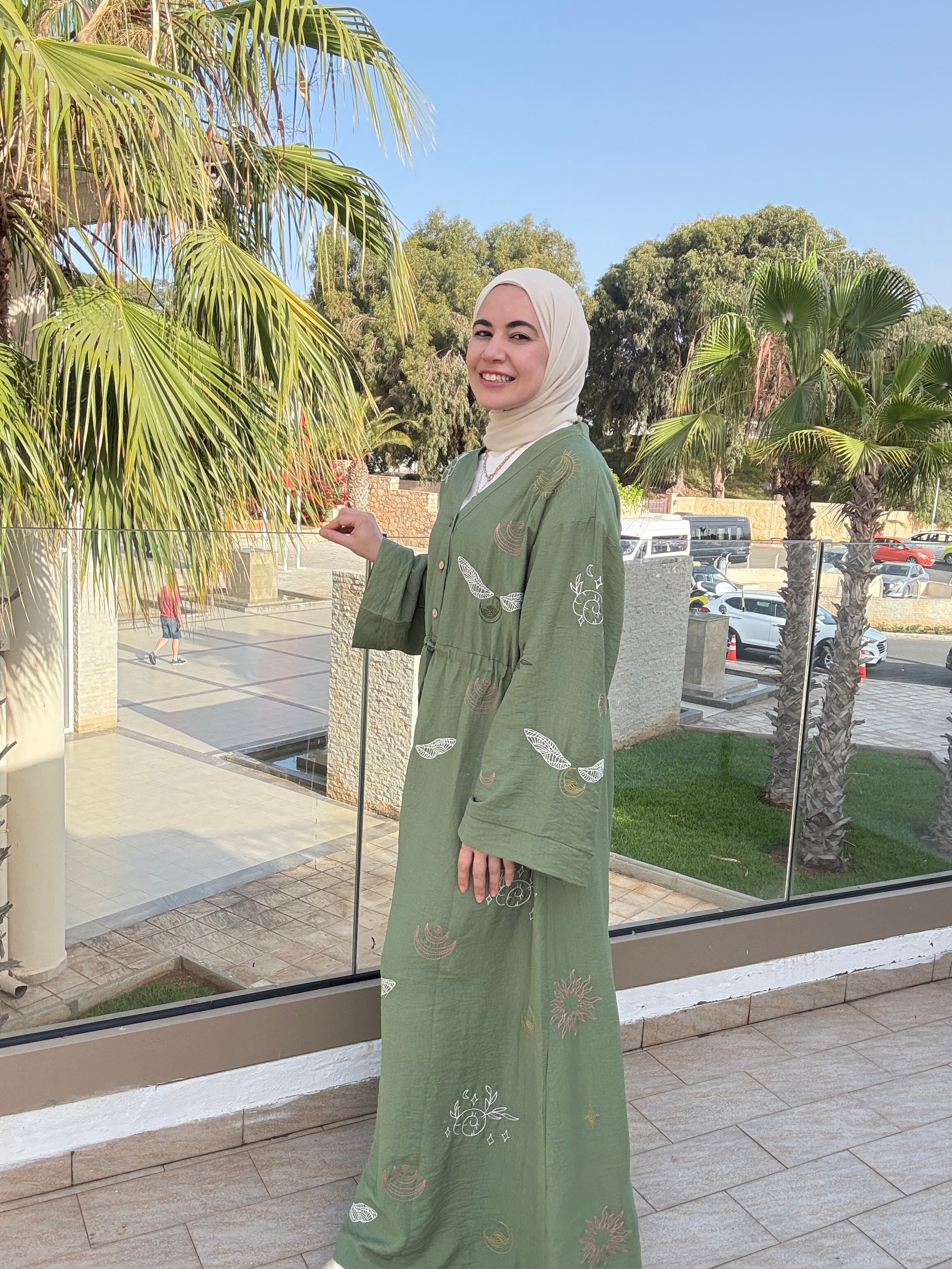 Maxi Embroidered Dress